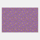 Illustrated Quokkas on Purple Geschenkpapier Set (Vorderseite)