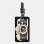 Illustrated SLR Camera Professional Photographer Gepäckanhänger (Vorderseite vertikal)