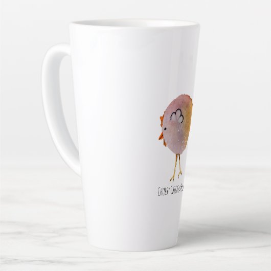 Illustratie chubby chicken Bella Milchtasse (Linke Ecke)