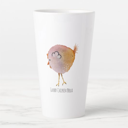Illustratie chubby chicken Bella Milchtasse (Vorderseite)