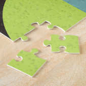 Illustration abstrakt geometrischer Computerkunst Puzzle (Seite)