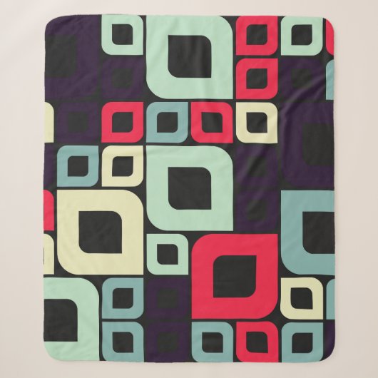 Illustration abstrakter Geometrie, computergestütz Sherpadecke (Vorderseite)
