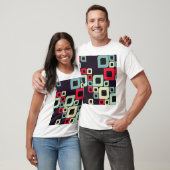 Illustration abstrakter Geometrie, computergestütz T-Shirt (Unisex)