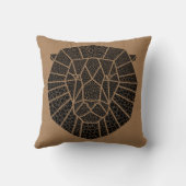 Illustration Abstrakter Kunst Kissen (Rückseite)