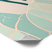 Illustration abstrakter Muster Poster (Ecke)