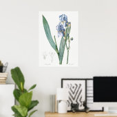 Illustration alter Blumen Poster (Heimbüro)