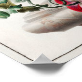 Illustration alter Blumen Poster (Ecke)