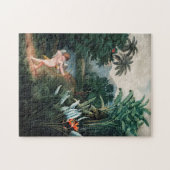 Illustration alter Blumen Puzzle (Horizontal)