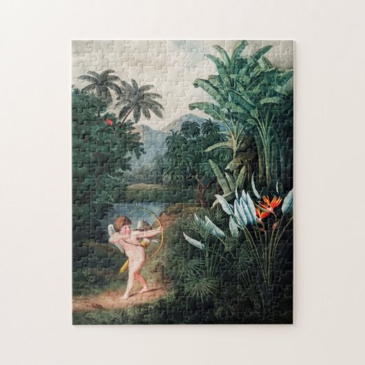 Illustration alter Blumen Puzzle (Vertikal)