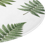 Illustration alter botanischer Farnblätter Schneidebrett (Ecke)