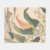 Illustration alter Chili-Pfeffer Fleecedecke (Vorderseite (Horizontal))