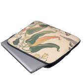 Illustration alter Chili-Pfeffer Laptopschutzhülle (Vorne Knopf)