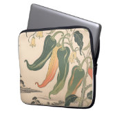 Illustration alter Chili-Pfeffer Laptopschutzhülle (Vorderseite Links)