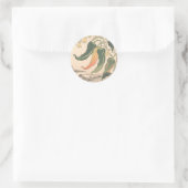 Illustration alter Chili-Pfeffer Runder Aufkleber (Tasche)