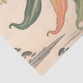 Illustration alter Chili-Pfeffer Seidenpapier (Ausschnitt)