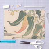 Illustration alter Chili-Pfeffer Seidenpapier (Handwerk)