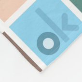 Illustration Art Collage Fleecedecke (Ecke)