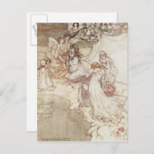 Illustration Arthurs Rackham | für Märchen, Fa Postkarte (Vorne/Hinten)