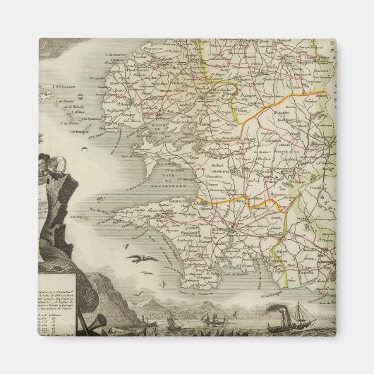 Illustration Atlas Maps Magnet (Vorne)
