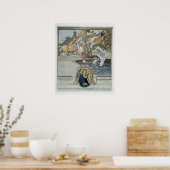 Illustration aus Dantes 'Göttlicher Komödie' Poster (Küche)