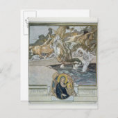 Illustration aus Dantes 'Göttlicher Komödie' Postkarte (Vorne/Hinten)