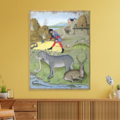 Illustration aus dem "Buch des Einfachen Leinwanddruck (Insitu (Wohnzimmer))