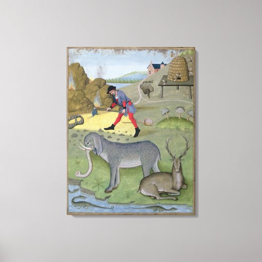 Illustration aus dem "Buch des Einfachen Leinwanddruck (Vorderseite)