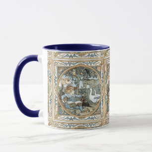 Illustration aus einem Kinderbuch von Walter Crane Tasse