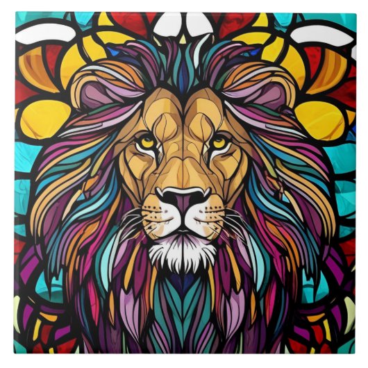 Illustration aus gefestigtem Glas Fliese (Vorderseite)