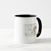 Illustration aztekischen Jaguar-Kriegers Tasse (VorderseiteRechts)