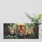 Illustration benutzerdefinierter Text-Tiger (Stehend Vorderseite)