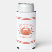 Illustration benutzerdefinierter Text von Tintenfa Selters Dosenkühler (Seltzer Vorderseite)