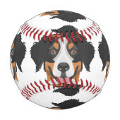 Illustration Bernese Mountain Dog Baseball (Vorderseite)