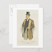 Illustration britischer Kostüme, Pub von John Postkarte (Vorne/Hinten)