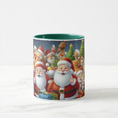 Illustration Cartoon der WeihnachtsWeihnachtszeit- Tasse (Zentrum)