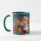 Illustration Cartoon der WeihnachtsWeihnachtszeit- Tasse (Links)