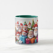 Illustration Cartoon Weihnachts Thema Tasse (Zentrum)