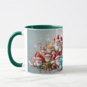 Illustration Cartoon Weihnachts Thema Tasse (Links)