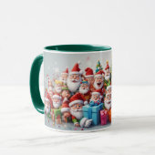 Illustration Cartoon Weihnachts Thema Tasse (Vorderseite Links)