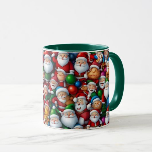 Illustration Cartoon Weihnachtsfeiertage Tasse (VorderseiteRechts)