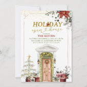 Illustration Christmas Holiday Open House Einladung (Vorderseite)
