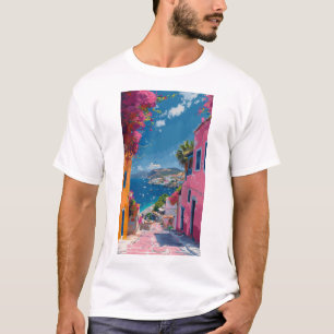 Illustration Collage of Bodrum T-sh T-Shirt