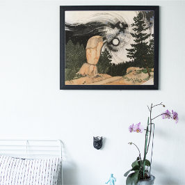 Illustration Colorado Mountain Road Fotodruck