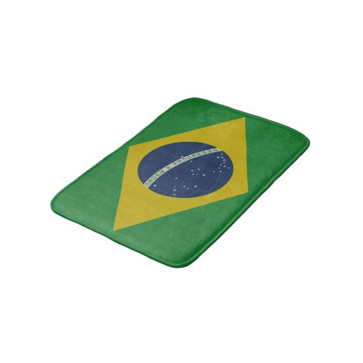 Illustration der abstrakten Grungeflagge von Badematte (Schrägansicht)