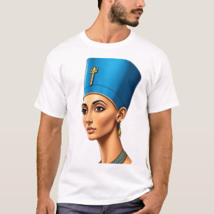 Illustration der ägyptischen Königin Nefertiti T-Shirt