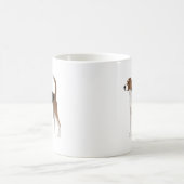 Illustration der amerikanischen Foxhound Basic Hun Kaffeetasse (Mittel)