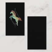 Illustration der amerikanischen Indianerstämme Visitenkarte (Vorne/Hinten)