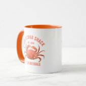 Illustration der Aquarellfarben niedlich Coral-Red Tasse (Vorderseite Links)
