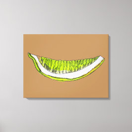 Illustration der Aquarellfarben von Zitrusfrüchten Leinwanddruck