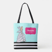 Illustration der Aquarellmühle Tasche (Rückseite)